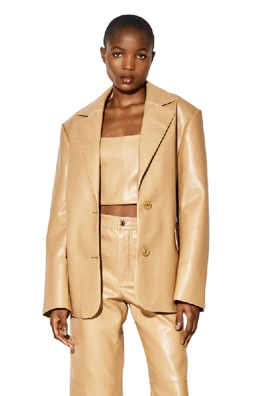 Charlie Oversized Blazer - Camel