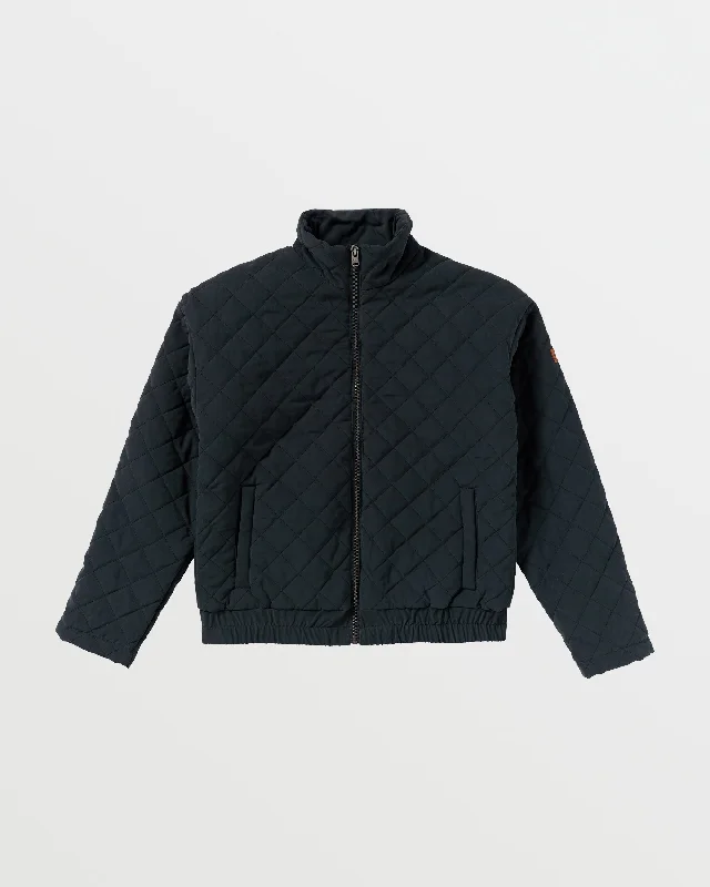 Path To Paradise Quilted Jacket - Anthracite