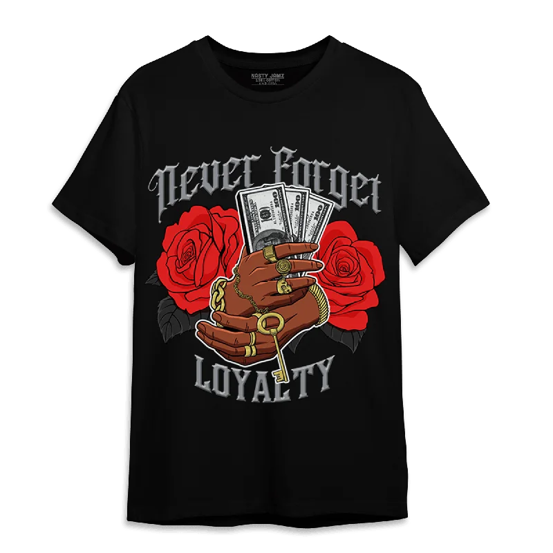 NastyJamz Bred Reimagined 4s T Shirt Match Never Forget Loyalty