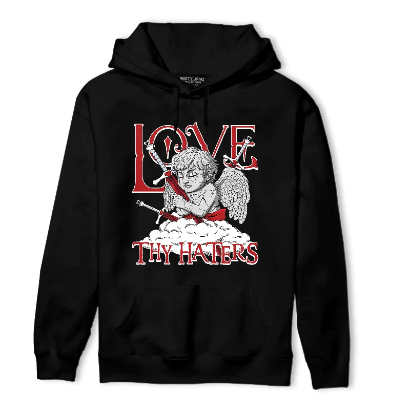 NastyJamz Cherry 11s Hoodie Match Love Thy Haters Angel