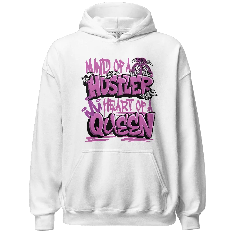 NastyJamz GS Hyper Violet 4s Hoodie Match Hustler Heart Queen