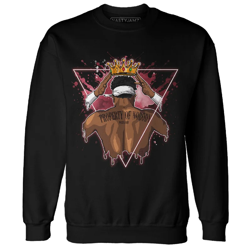 NastyJamz High 85 Metallic Burgundy 1s Sweatshirt Match Property Of Nobody