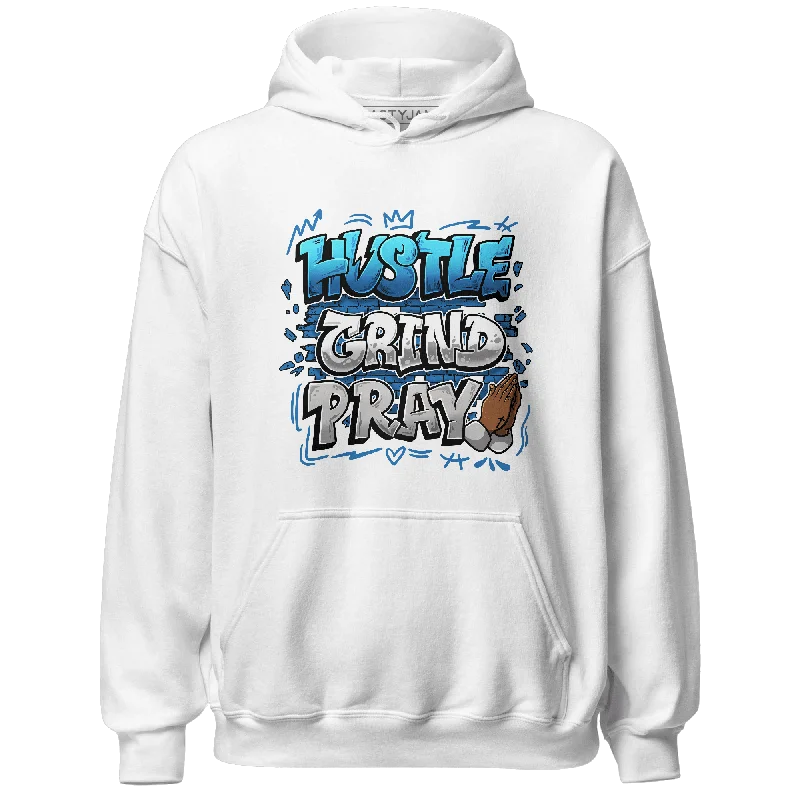 NastyJamz Industrial Blue 4s Hoodie Match Hustle Grind Pray