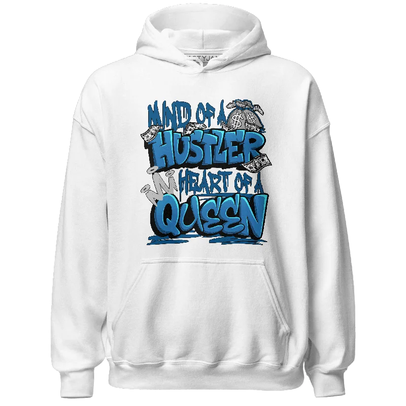 NastyJamz Industrial Blue 4s Hoodie Match Hustler Heart Queen