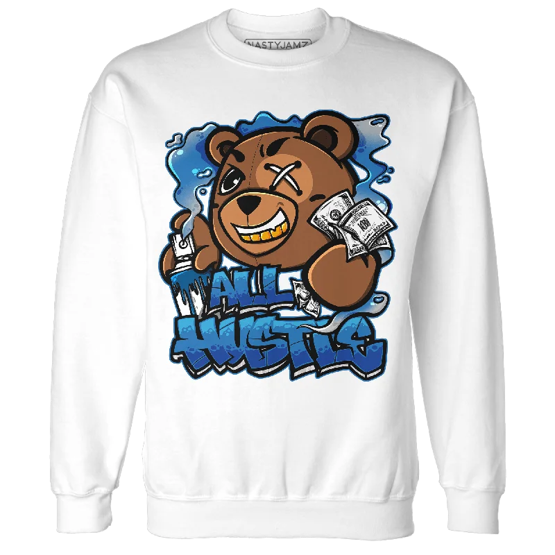 NastyJamz Industrial Blue 4s Sweatshirt Match BER Hustle All Day