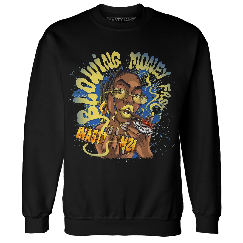 NastyJamz Low OG Canary TVSC 1s Sweatshirt Match Blowing Money Fast Girl