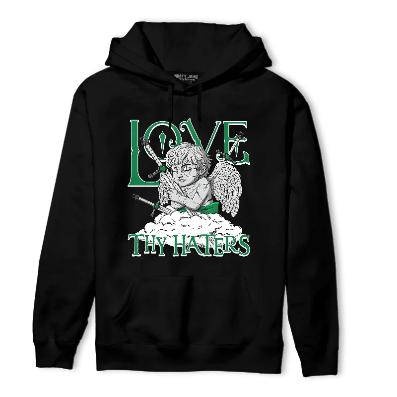 NastyJamz Lucky Green 3s Hoodie Match Love Thy Haters Angel