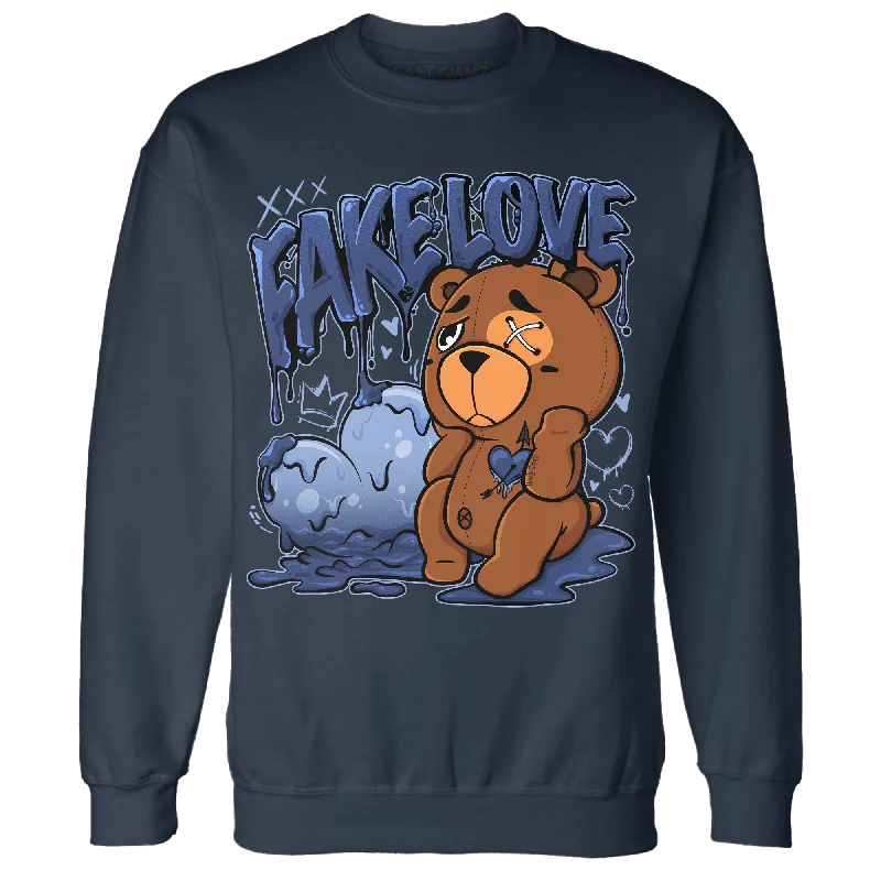 NastyJamz Midnight Navy 5s Sweatshirt Match Fake Love BER