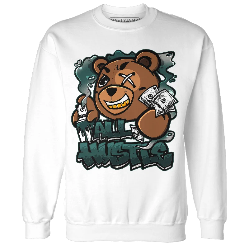 NastyJamz Oxidized Green 4s Sweatshirt Match BER Hustle All Day