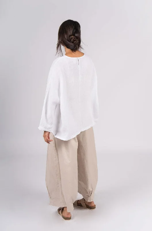 Toulouse Linen Long Sleeve Top