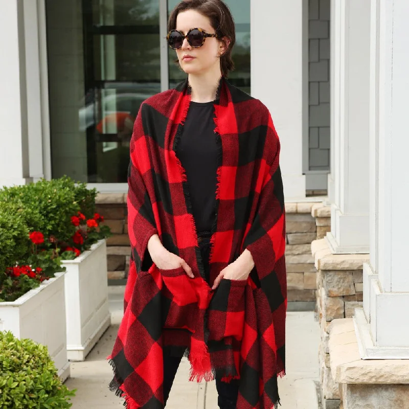 Buffalo Plaid Ruana