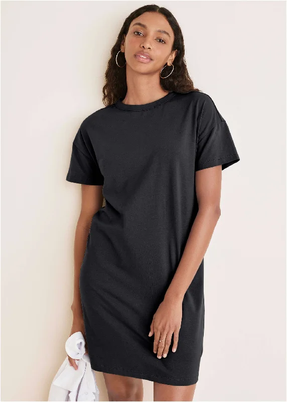 T-Shirt Dress - Black