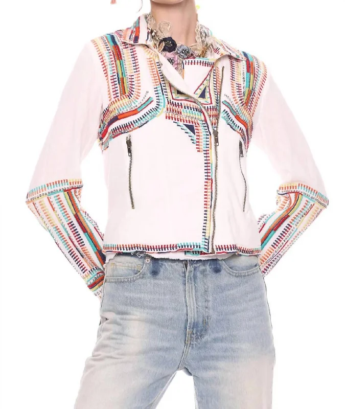 Versatile outfits to transition from day to night   Crafted Lily Jacket In Off White