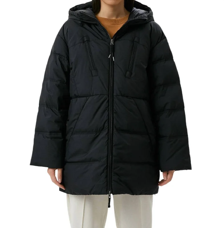 Serenity Puffer Jacket In Black