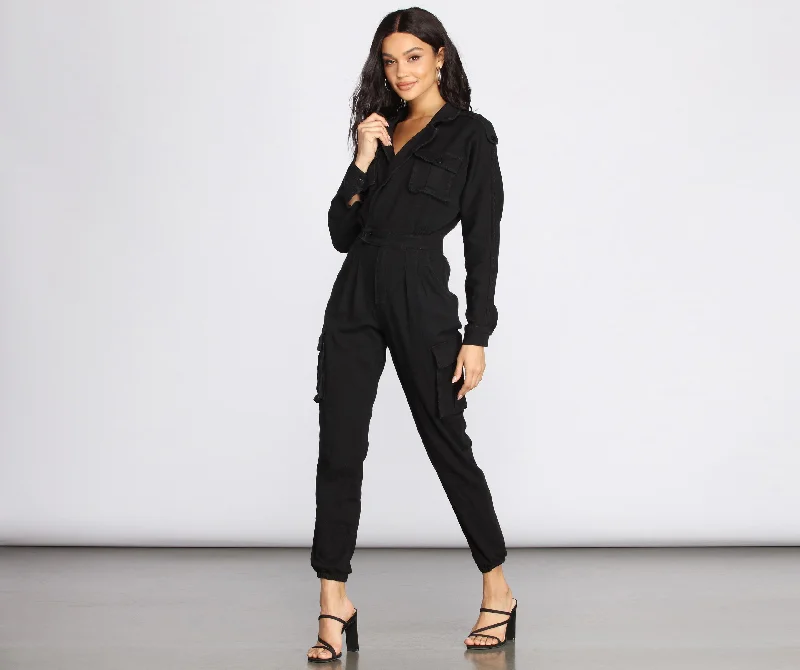 Suit Yourself Utility Cargo Jumpsuit