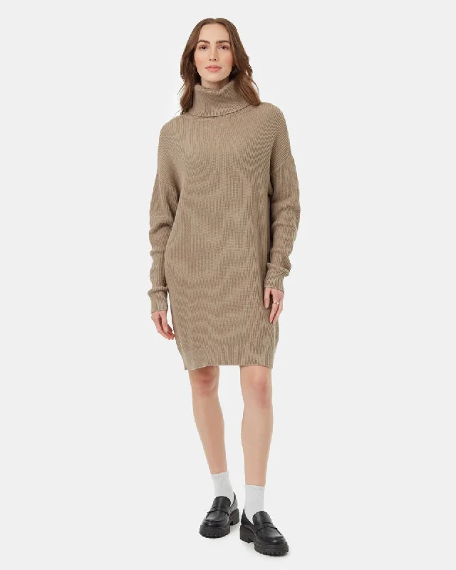 Highline Oversized Turtleneck Dress